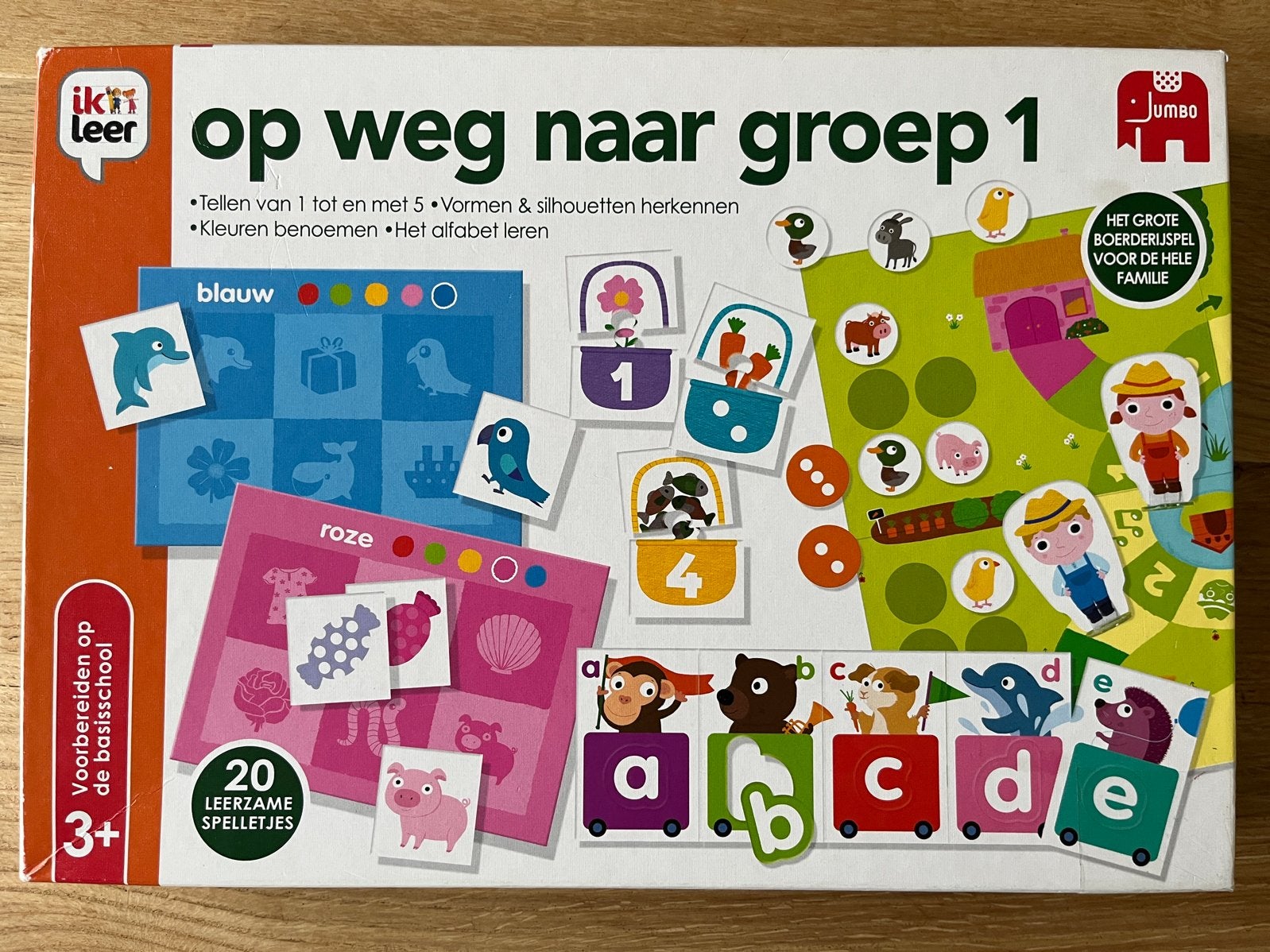 Jumbo Ik Leer: Op Weg Naar Groep 1 Educatief Spel, Kinderen en Baby's, Ophalen of Verzenden, Zo goed als nieuw, Taal en Lezen