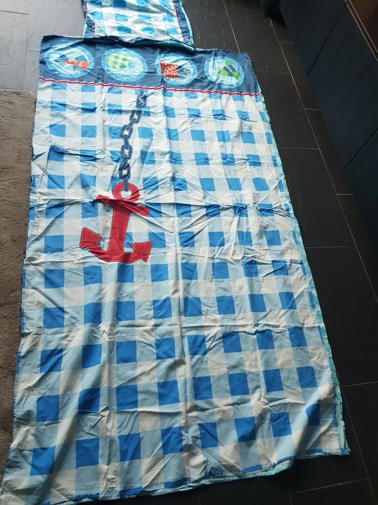 Dekbedovertrek jongen, Gebruikt, Blauw, Dekbedovertrek, Ophalen of Verzenden