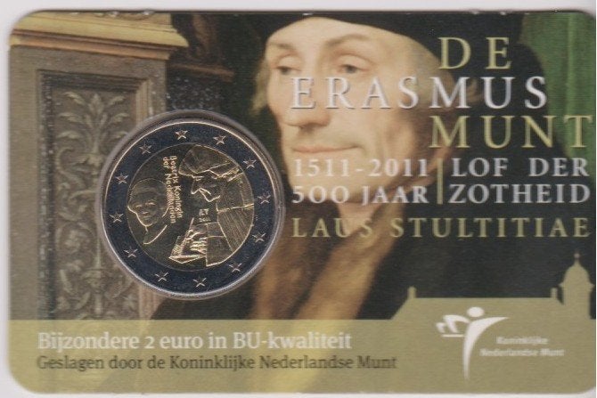 coincard Erasmus 1, Ophalen of Verzenden, Koningin Beatrix, Euro's, Setje