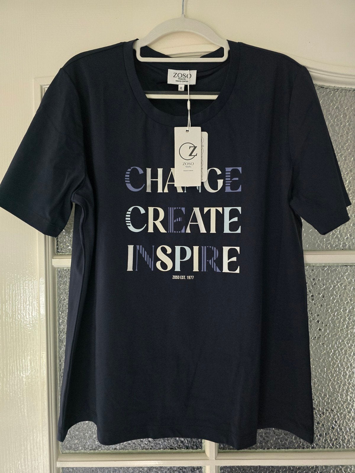 nieuw shirt ziso donkerblauw xl travel, Kleding | Dames, Blauw, Maat 46/48 (XL) of groter, Nieuw, Ophalen of Verzenden