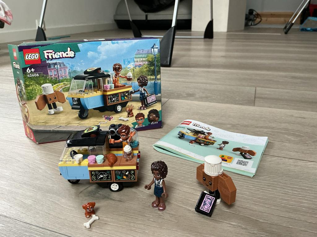 LEGO Friends 42606 Mobiele Bakfiets Café, Lego, Friends, Ophalen of Verzenden, Zo goed als nieuw