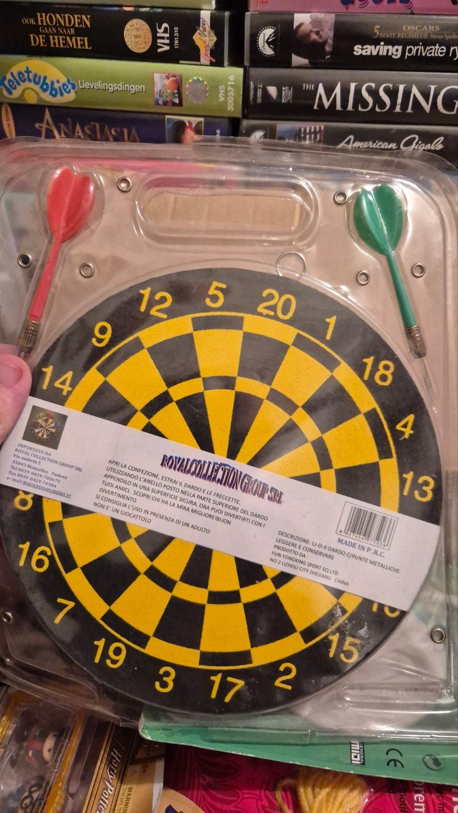 mini Dartbord met pijlen - Nieuw in verpakking, Ophalen of Verzenden, Nieuw, Dartbord met pijlen