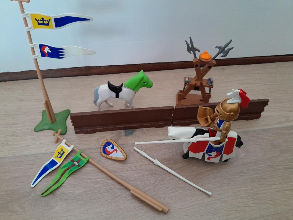 Playmobil 3287 riddertoernooi steekspel, Ophalen of Verzenden, Zo goed als nieuw, Los playmobil