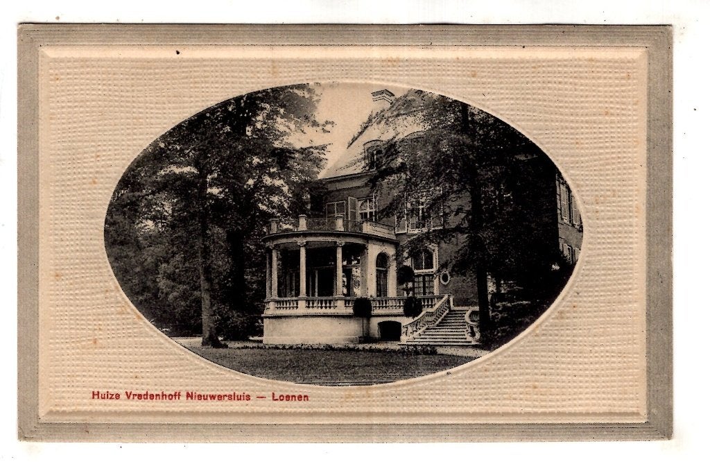 Loenen aan de Vecht   Huize vredenhoff   Reliëfdruk Mooi, Verzenden, Voor 1920, Gelopen, Utrecht