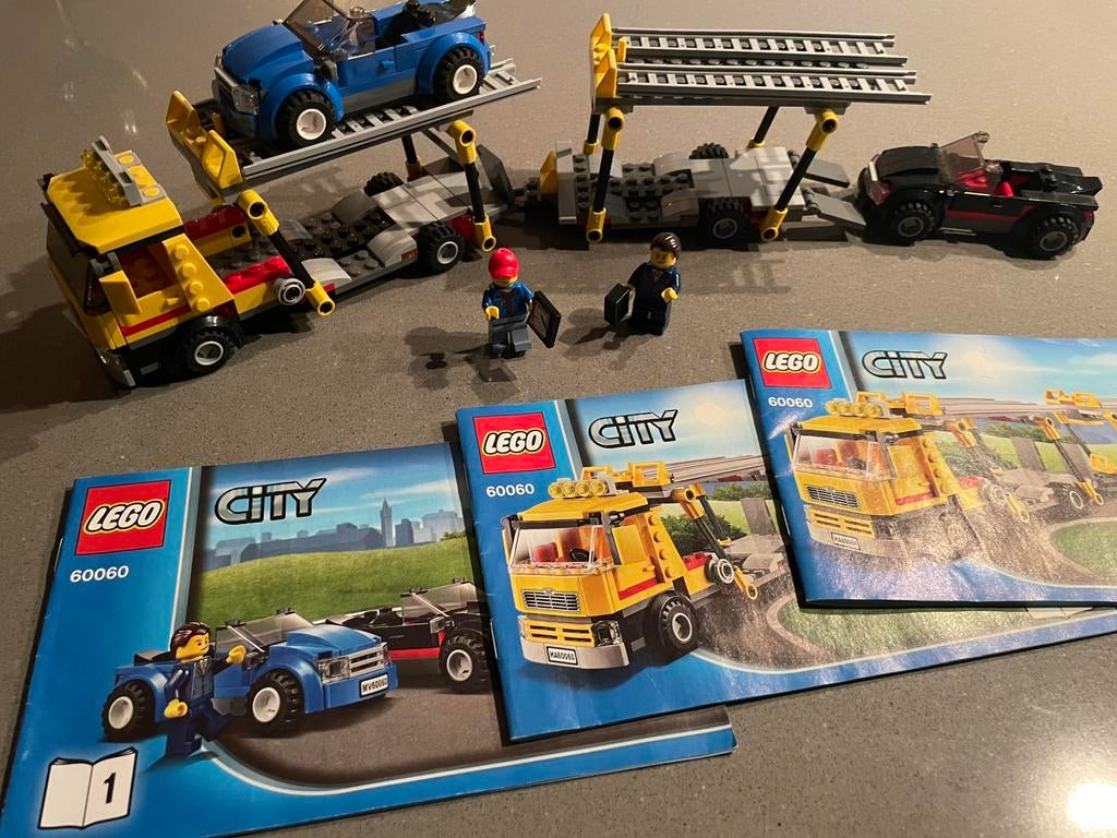 Lego city 60060-autotransport- volledige set, Ophalen of Verzenden, Zo goed als nieuw