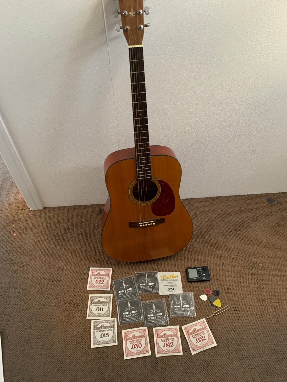Cort Westerngitaar met standaard, stemvork, stemkastje en sn, Ophalen, Gebruikt, Western- of Steelstringgitaar