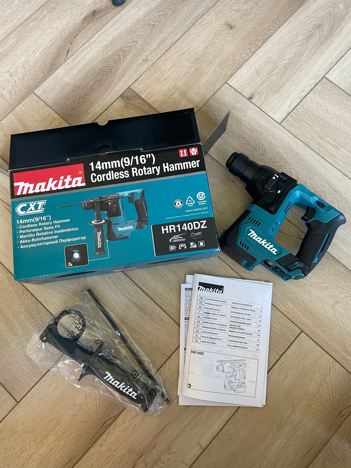Makita HR140DZ Accu-boorhamer 12V Max CXT - Nieuw, Boor- en/of Breekhamer, Nieuw, Ophalen of Verzenden, Minder dan 400 watt