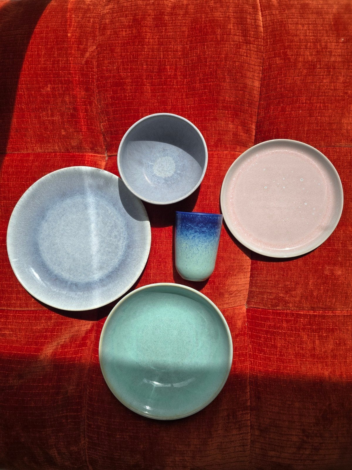 Motel a Milo Servies Set - Gebruikt maar Goede Staat, Ophalen, Gebruikt, Overige stijlen, Compleet servies