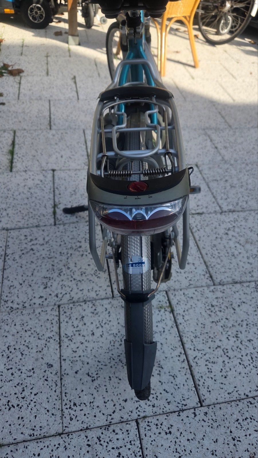 Gazelle fiets met lekke band, Ophalen, Gebruikt, Velgrem, 50 tot 53 cm