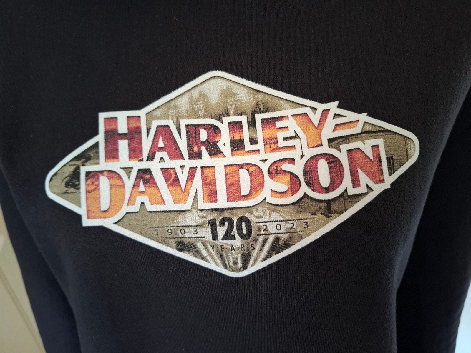 Harley Davidson hoodie zwart maat L, Ophalen of Verzenden, Tweedehands