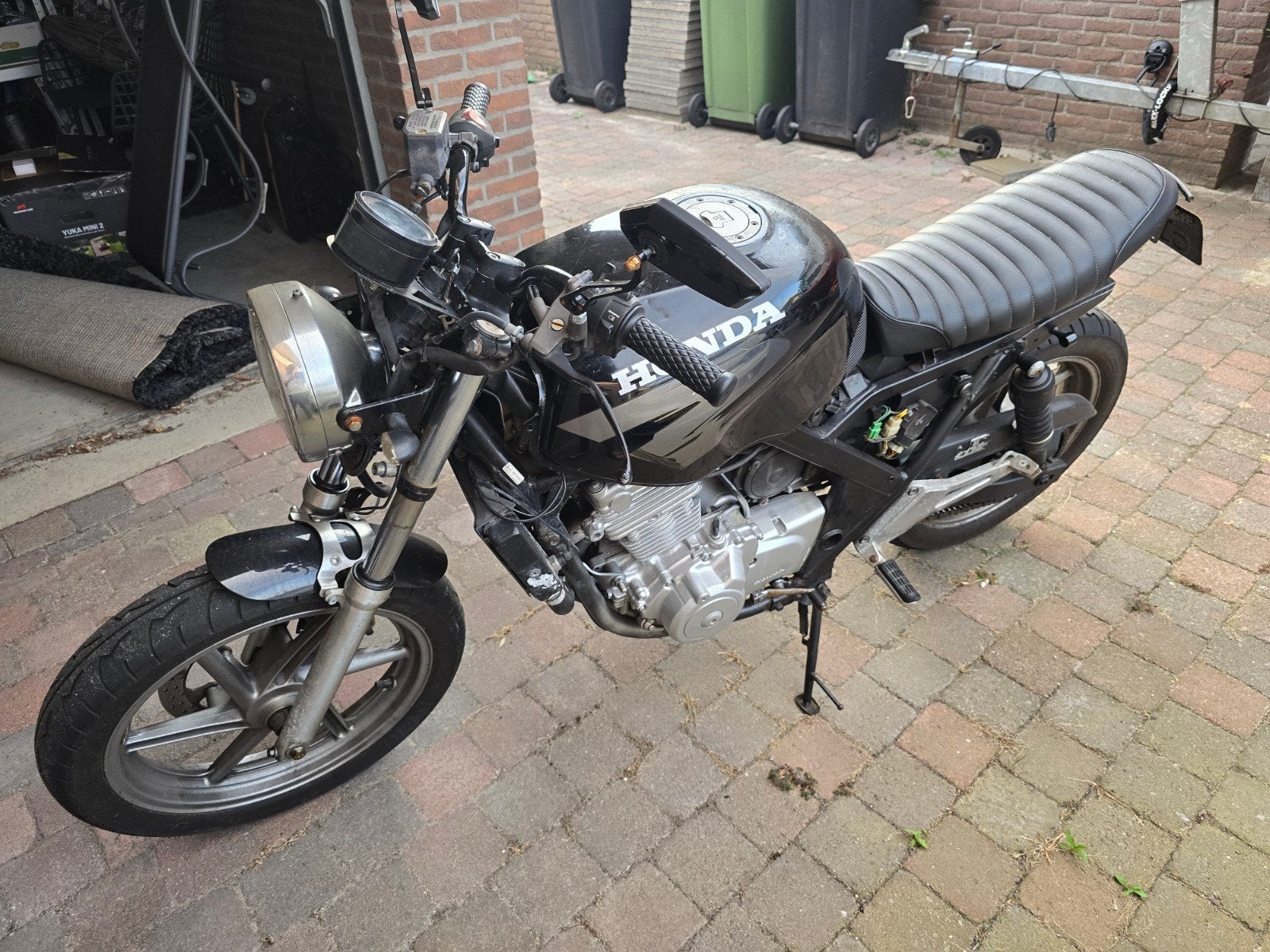 Honda CB500 PC32 uit 1999 - Custom met LED en sportuitlaat, 2 cilinders, Motorrijbewijs A, Gebruikt, Particulier