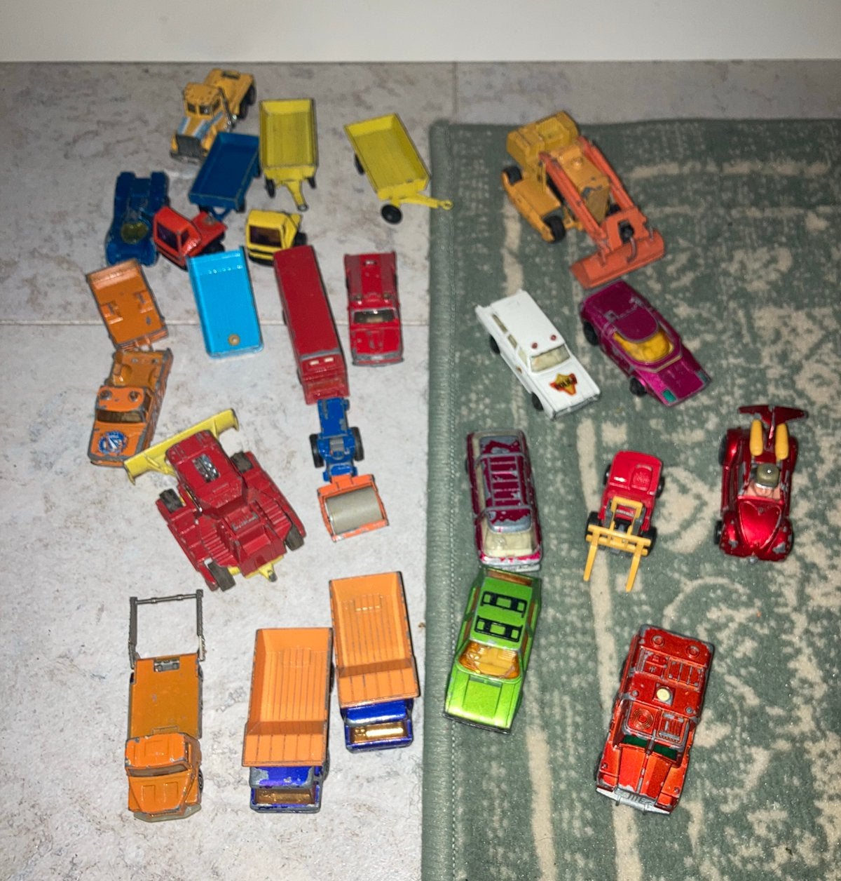 vintage modelauto’s, matchbox majorette Tonka Corgi Paul’s, Ophalen of Verzenden, Gebruikt, Auto