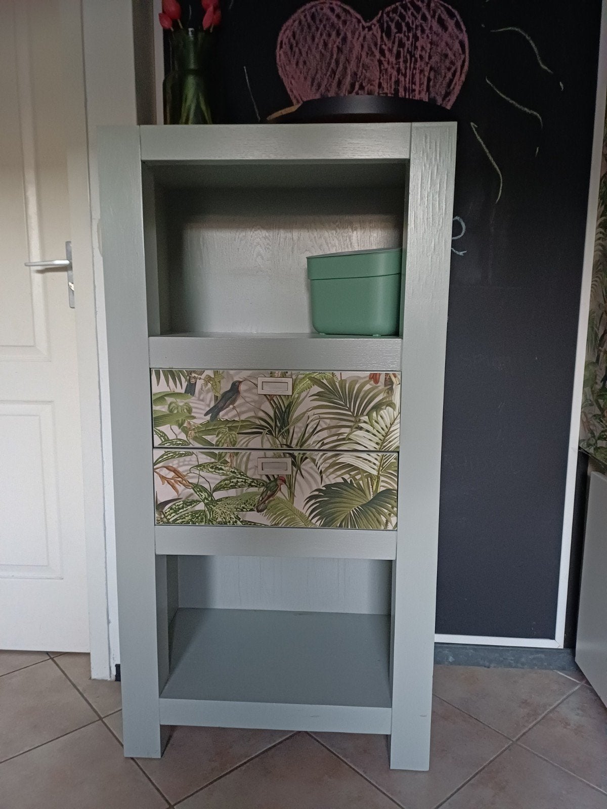 EIKEN KASTJE 2 LADEN overschildebaar IGS 10 EURO, Ophalen, Gebruikt, Eikenhout, 50 tot 100 cm