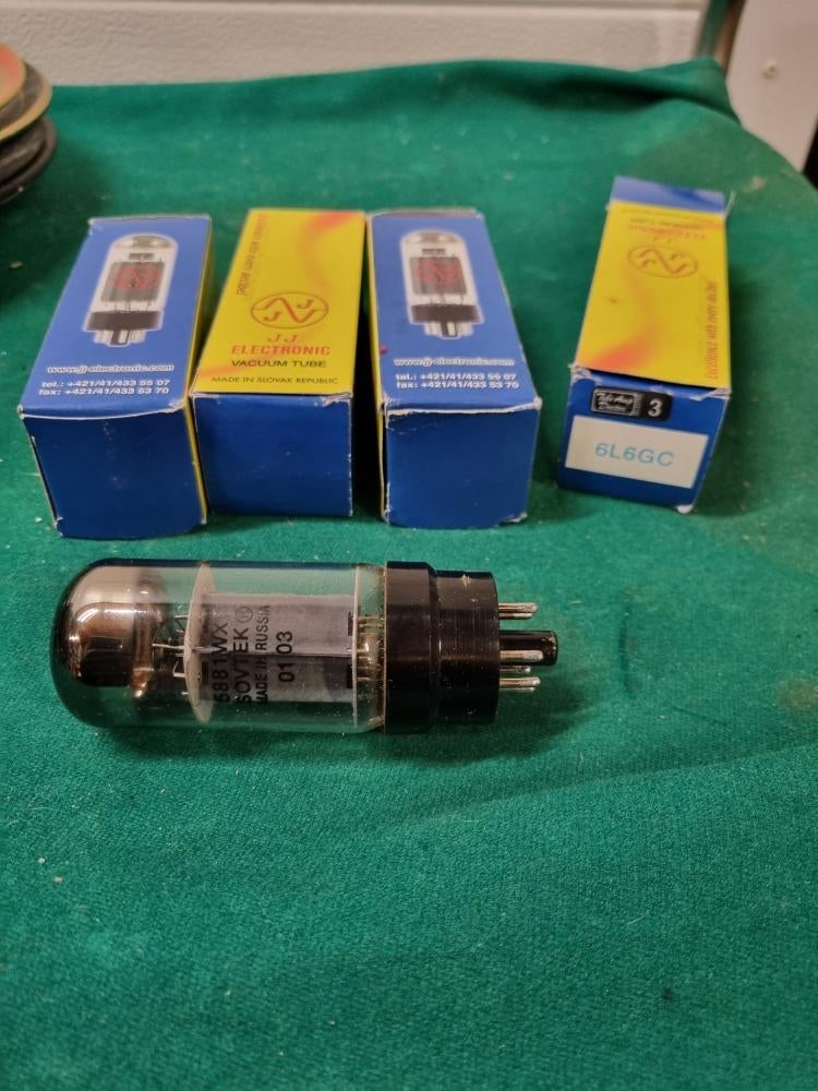 electronic vacuum tube 6l6gc vier stuks, Ophalen of Verzenden, 'T Olde Gre-j, Info@toldegrej.nl, Endepoelstraat 20f Didam