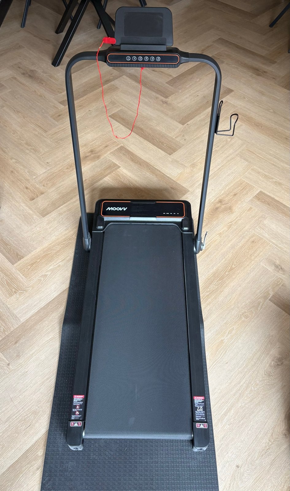 Moovv SmartStep Pro v2 Incline Loopband Inklapbaar + Helling, Ophalen, Zo goed als nieuw, Metaal, Loopband