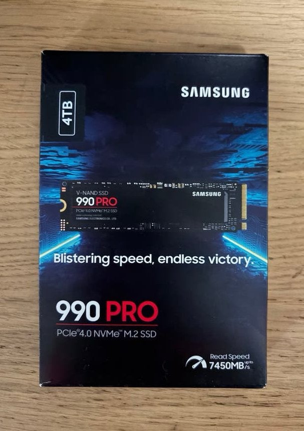 Samsung 990 PRO 4TB, Computers en Software, Harde schijven, Intern, SSD, Ophalen of Verzenden, Zo goed als nieuw
