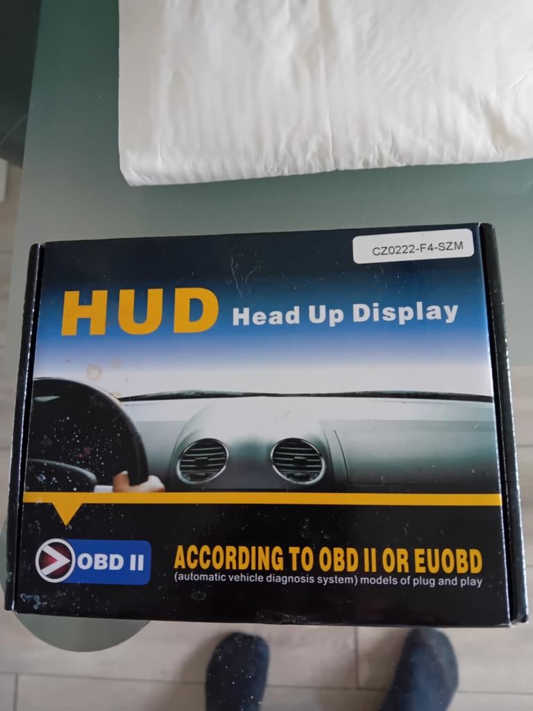 HUD Head Up Display OBD II / EUOBD, Ophalen of Verzenden, Nieuw