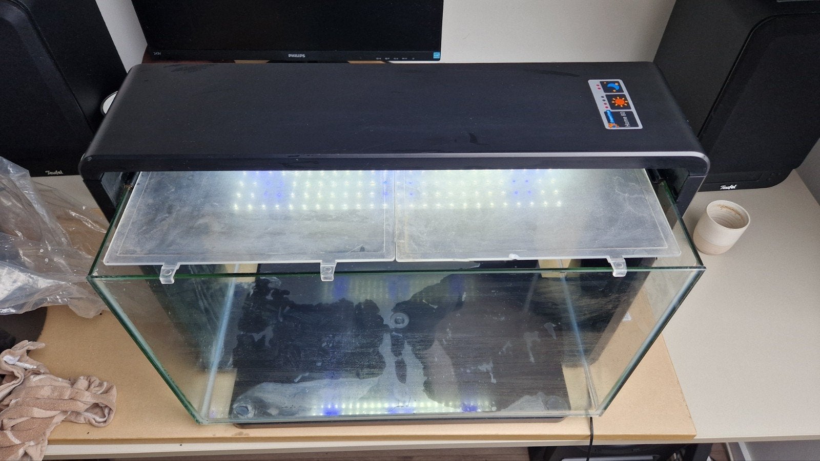 Superfish Home 60 aquarium, Ophalen, Gebruikt, Superfish, Inclusief deksel