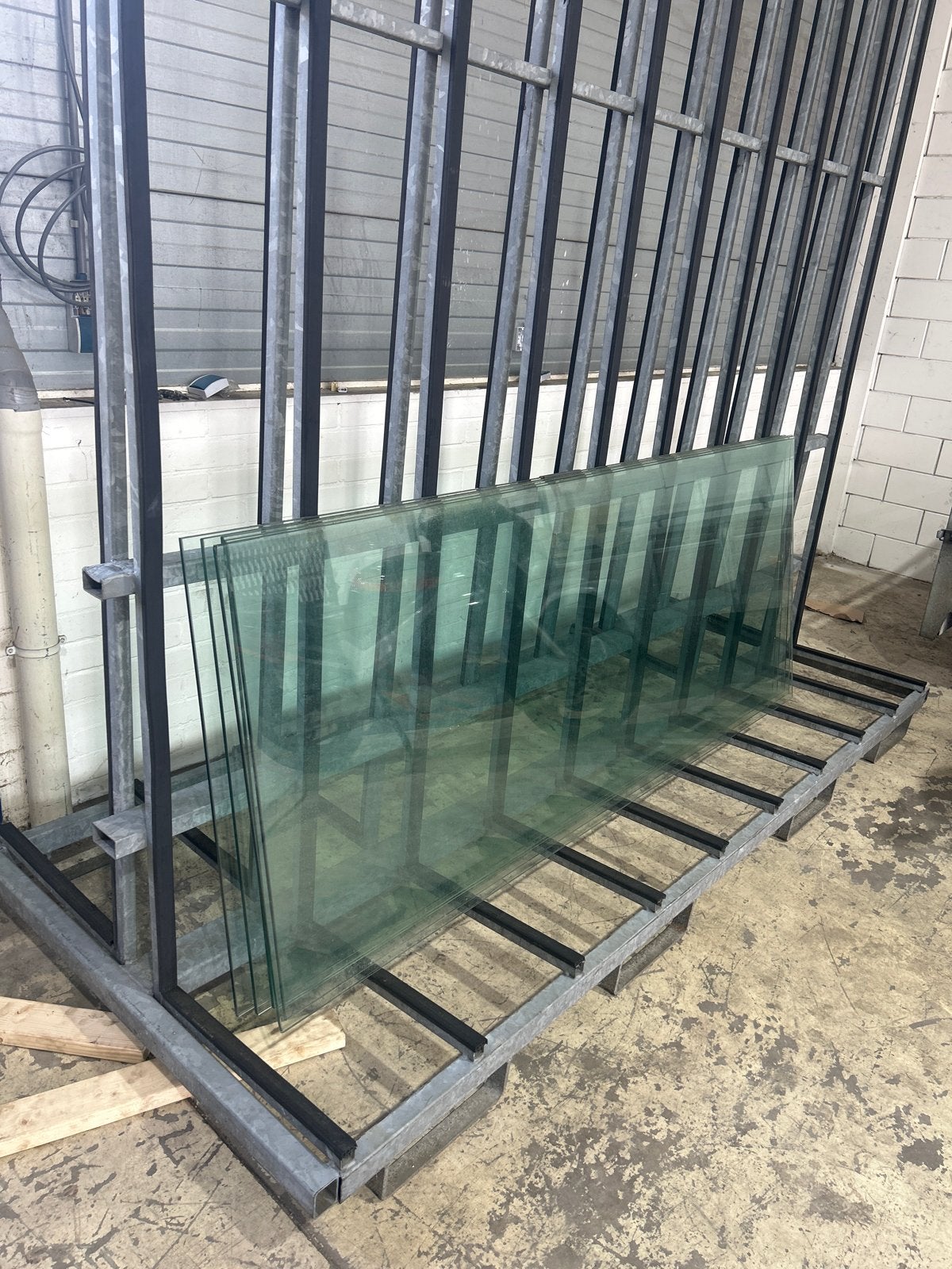 Glazen schuifwand gehard glas 5x 90x225cm, 80 tot 120 cm, Nieuw, Ophalen of Verzenden, Glasplaat