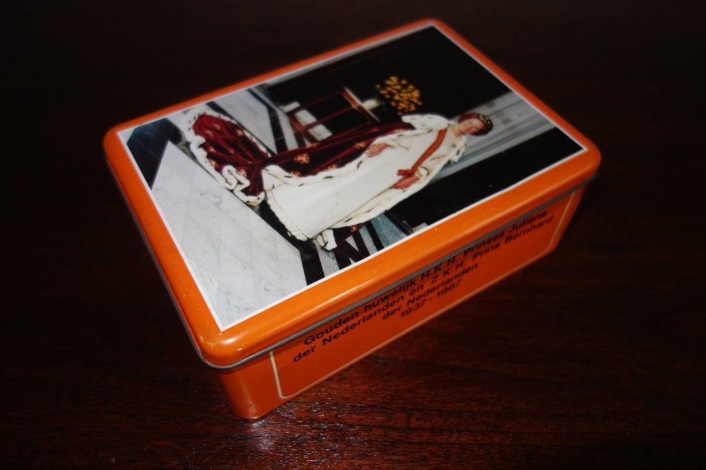 Blik  Koningshuis Nederland, Ophalen of Verzenden, Zo goed als nieuw, Overige