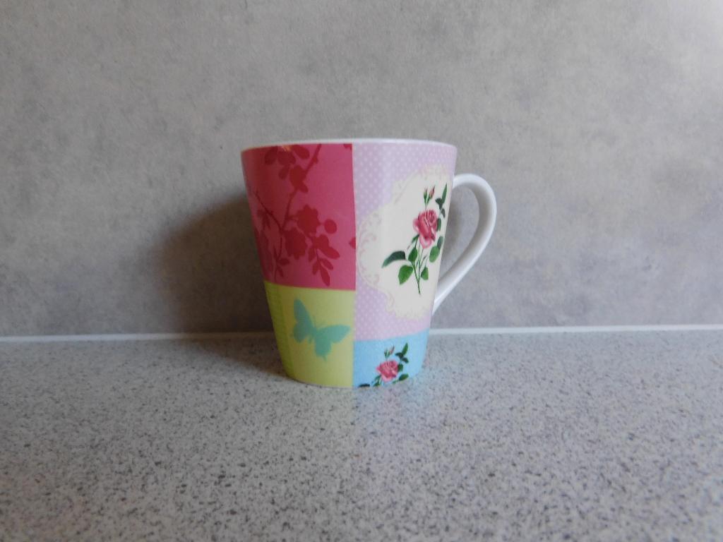 Senseo mok 150 ml. 8395 Patchwork Pimpernel Portmeirion, Ophalen of Verzenden, Zo goed als nieuw, Overige stijlen, Kop(pen) en/of Schotel(s)