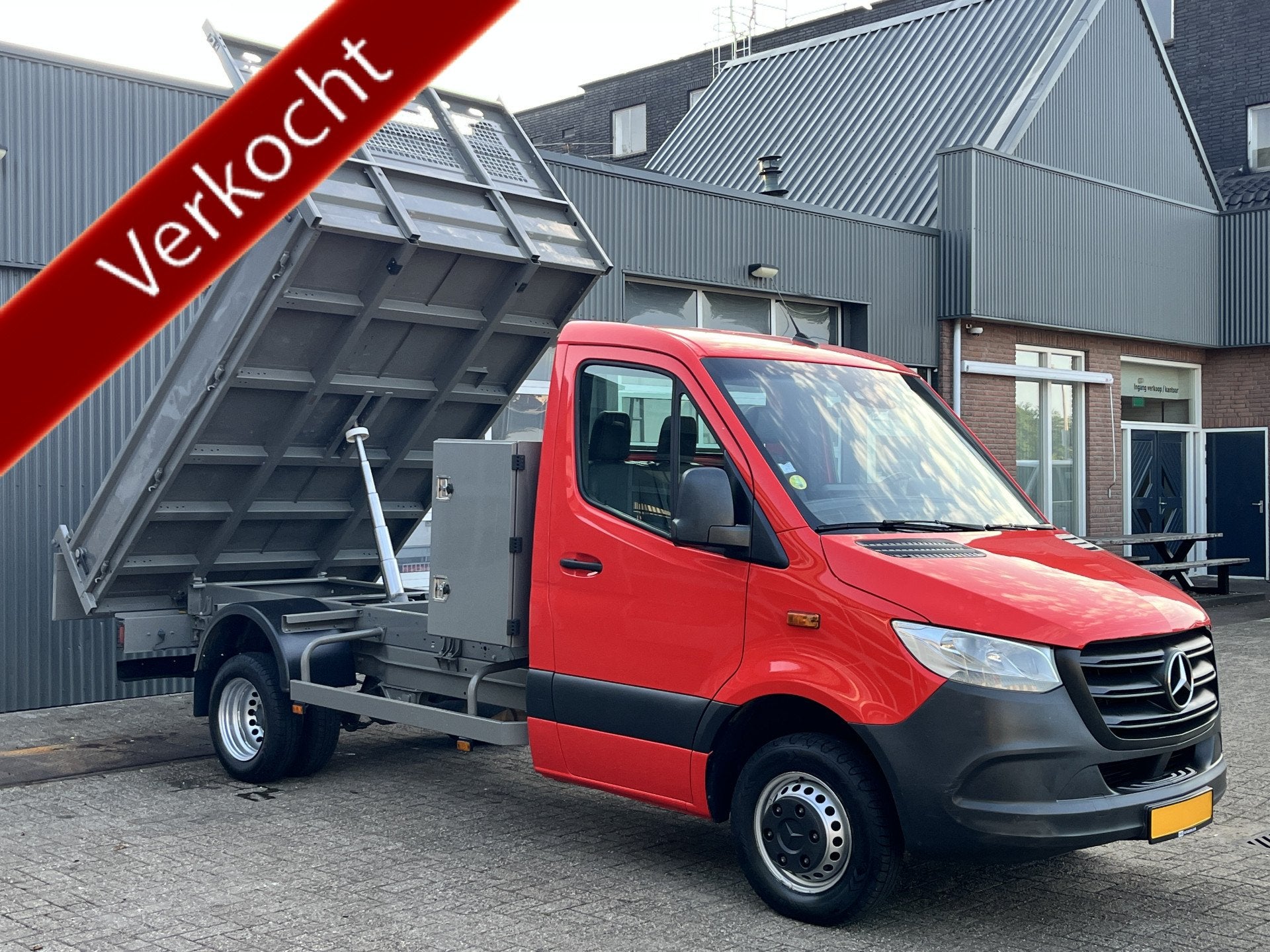 Mercedes-Benz Sprinter 514 2.2 CDI Kipper Airco Trekhaak 350, Auto's, Bestelauto's, Achterwielaandrijving, Gebruikt, Bedrijf, 2050 kg