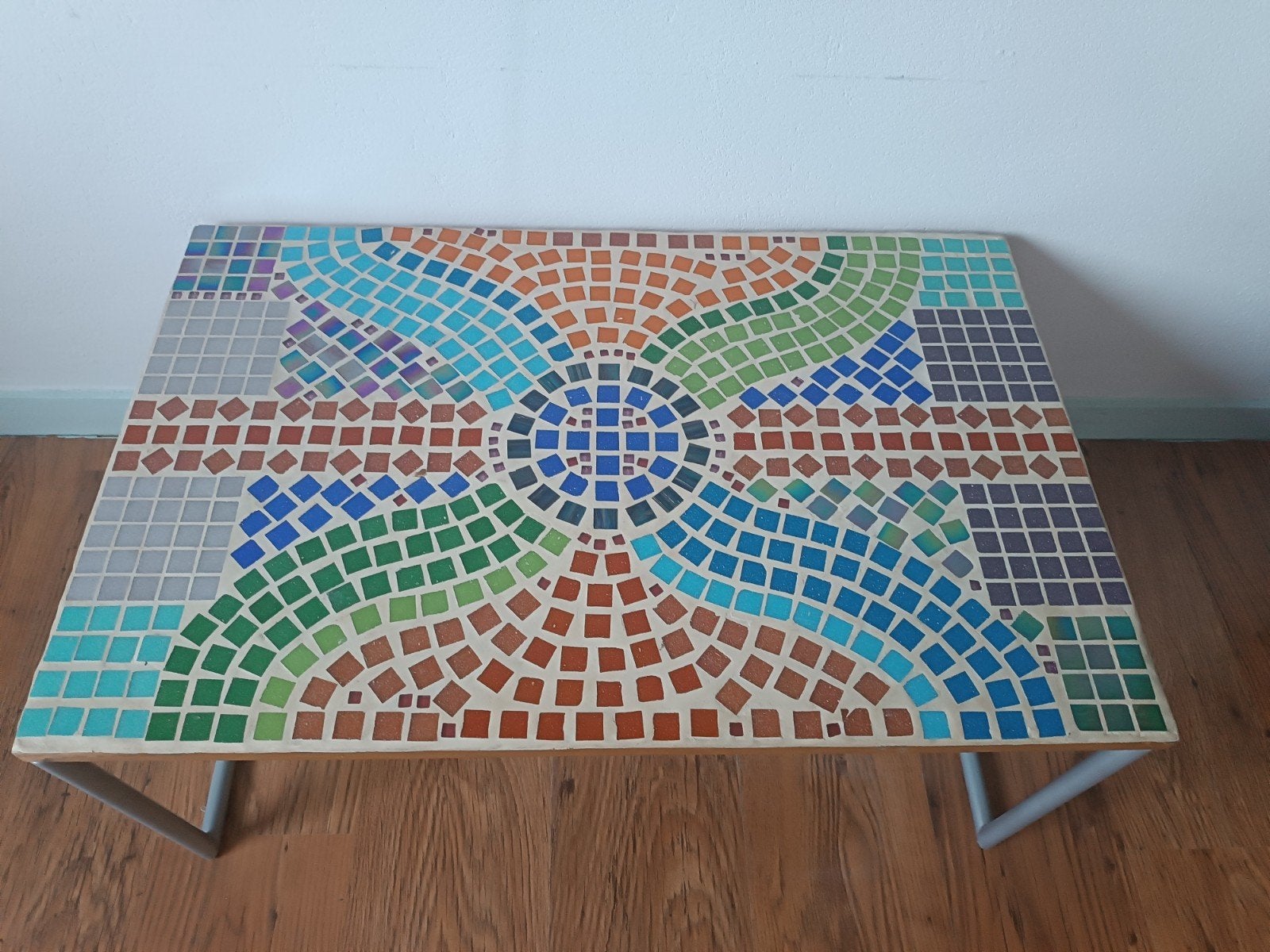 Mozaïek tafel, Ophalen, Rechthoekig, 75 cm of meer, 60 cm of meer