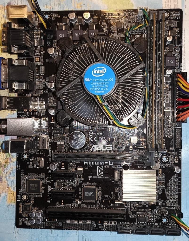 Asus H110M-C, Intel Core i5 6400, 16GB, Computers en Software, Ophalen, Gebruikt, LGA 1151, DDR4