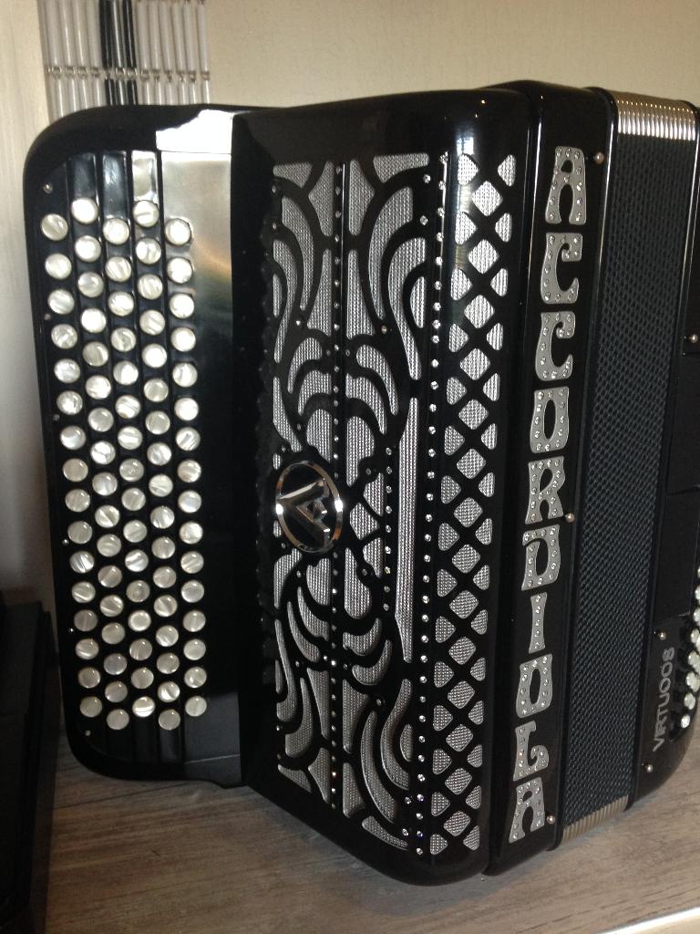 accordeon, Muziek en Instrumenten, Accordeons, Met koffer, Zo goed als nieuw, Knopaccordeon, 120-bas