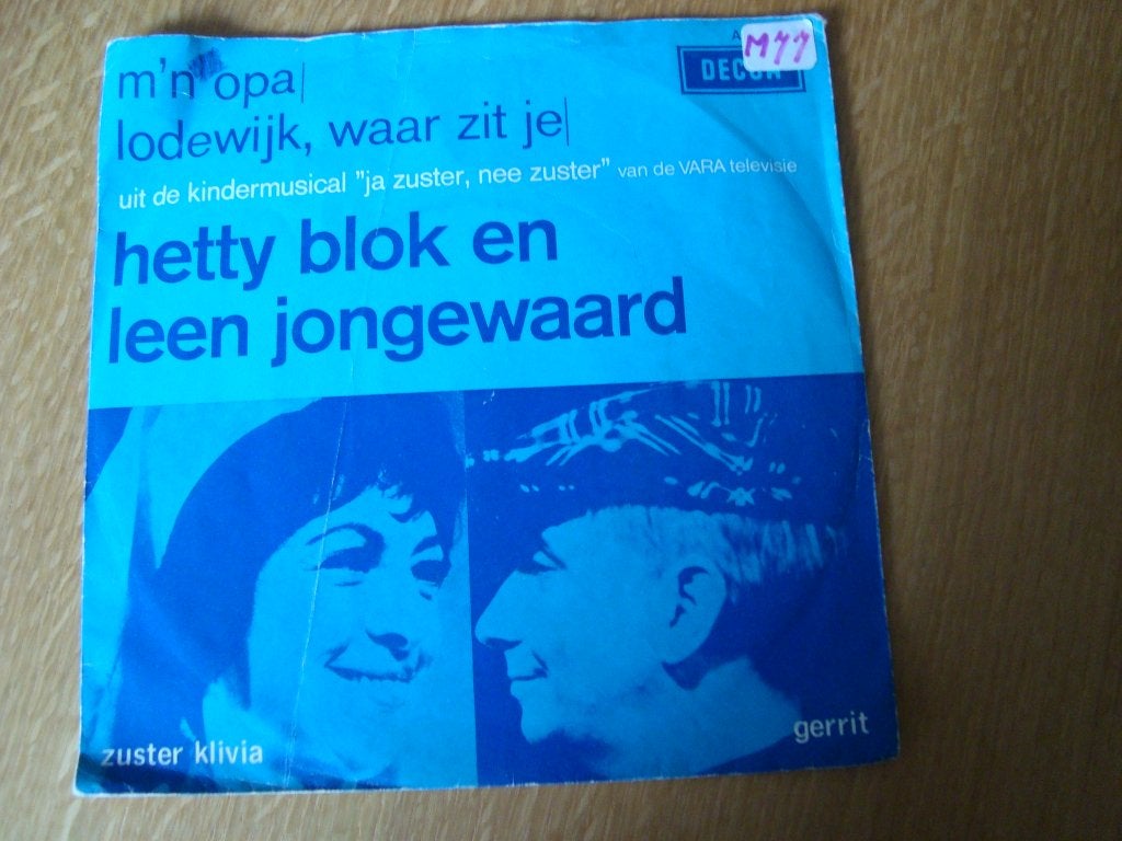 Hetty blok en leen jongewaard - m'n opa, Ophalen of Verzenden, Zo goed als nieuw, Nederlandstalig