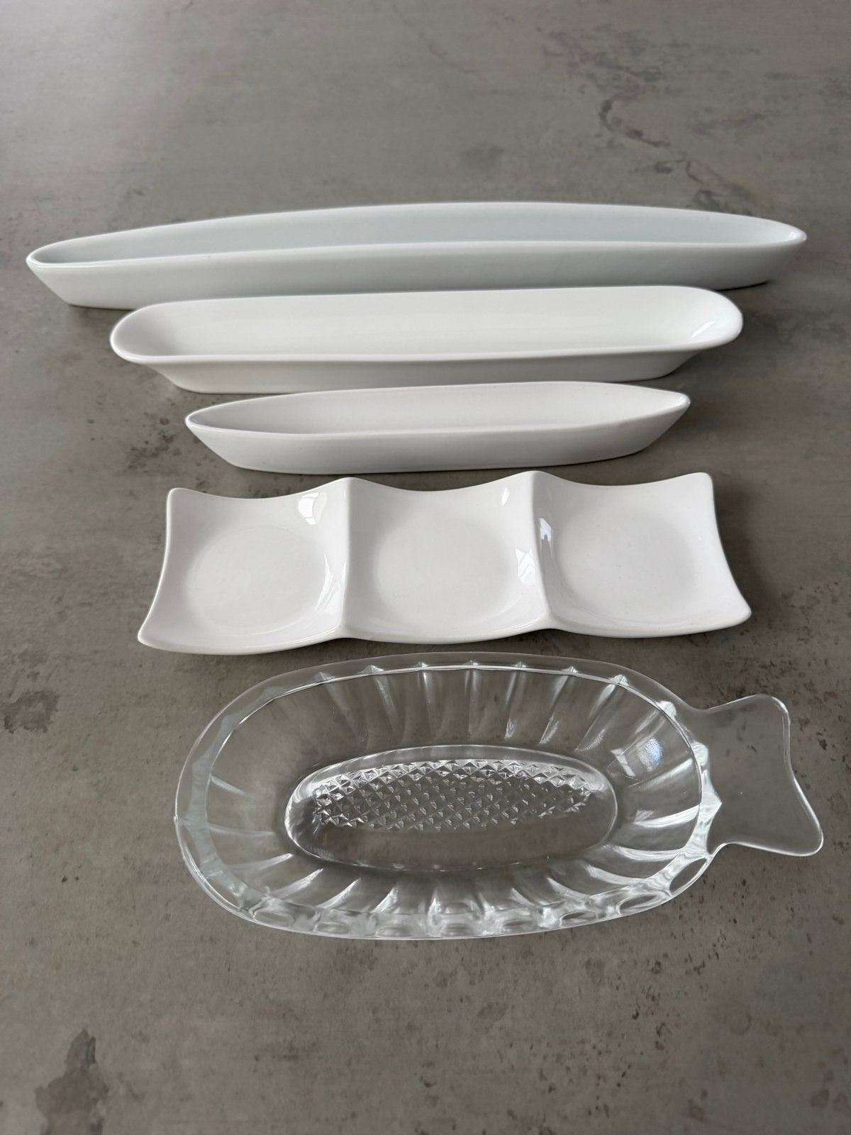 Diverse schalen en borden - wit en glas, Keramiek, Ophalen of Verzenden, Modern, Schaal of Schalen