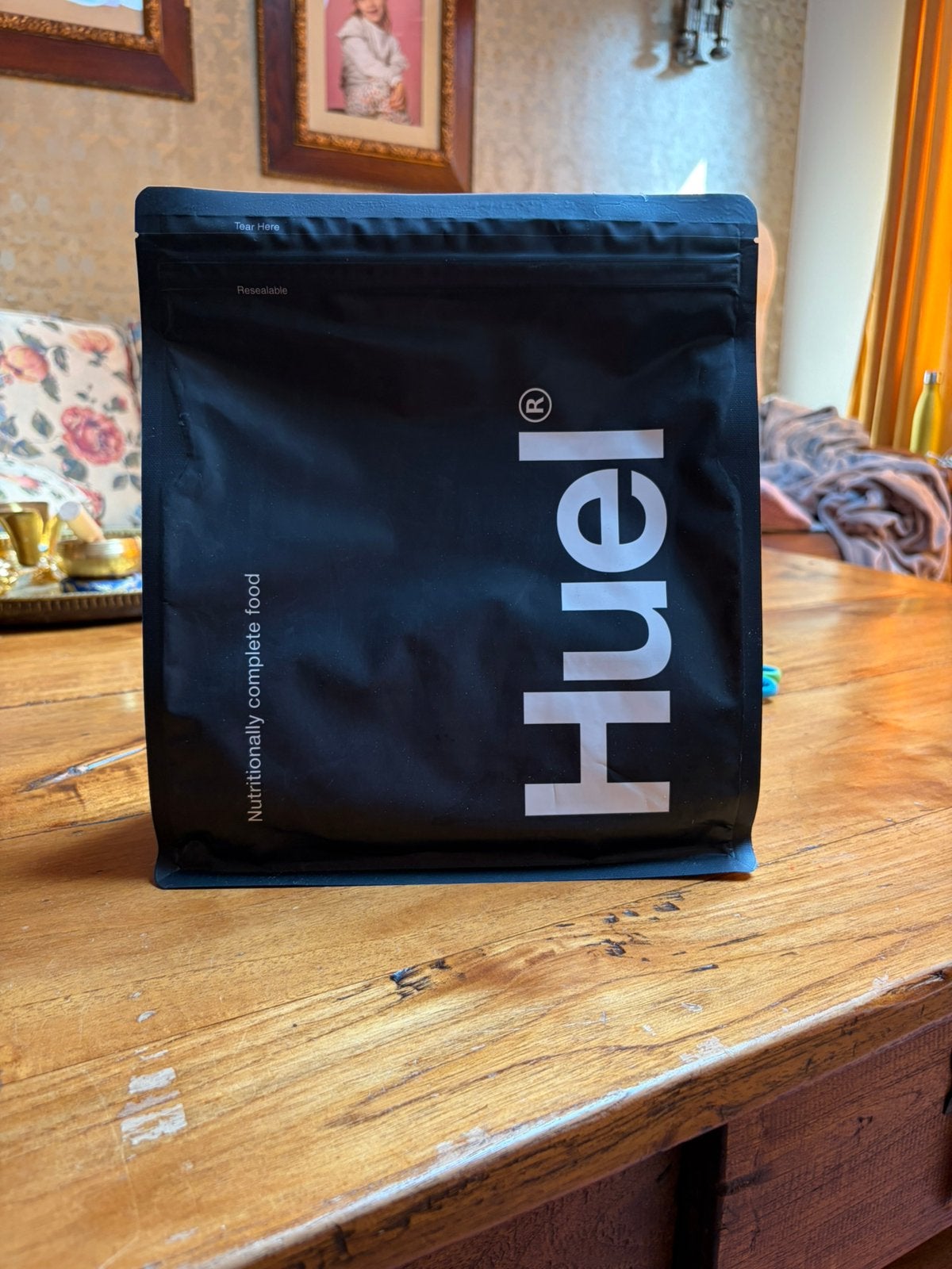 Huel maaltijdvervanger vegan black edition choco, Ophalen of Verzenden, Zo goed als nieuw, Poeder of Drank