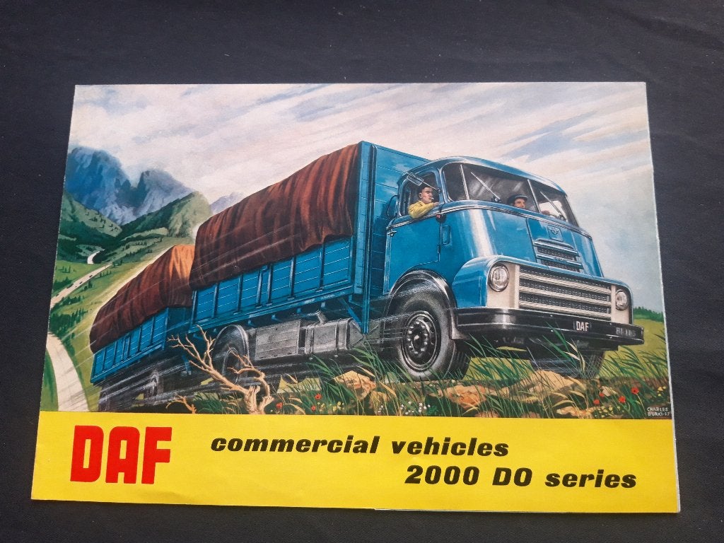 folder DAF 2000 DO series modeljaar 1961-  Engels, Ophalen of Verzenden, Zo goed als nieuw, Overige merken, DAF Trucks