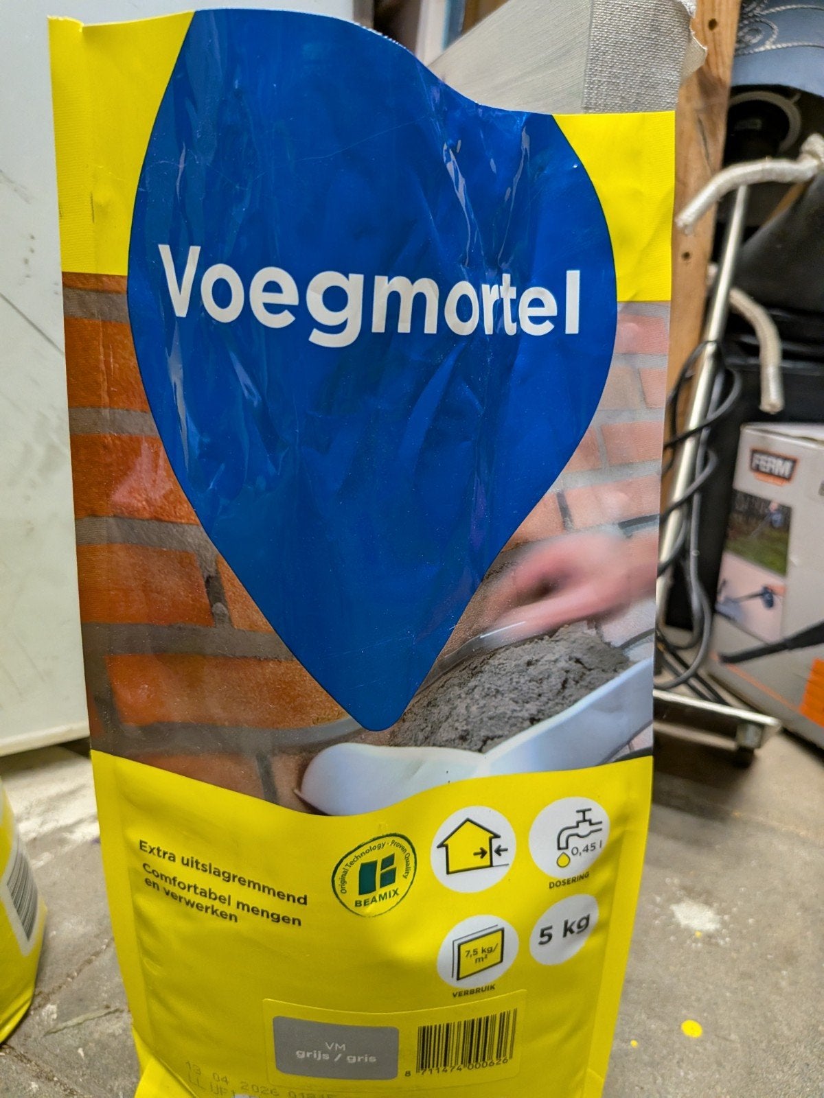 Gratis weber Voegmortel - ca. 3kg, Ophalen, Overige materialen, Overige typen, Nieuw
