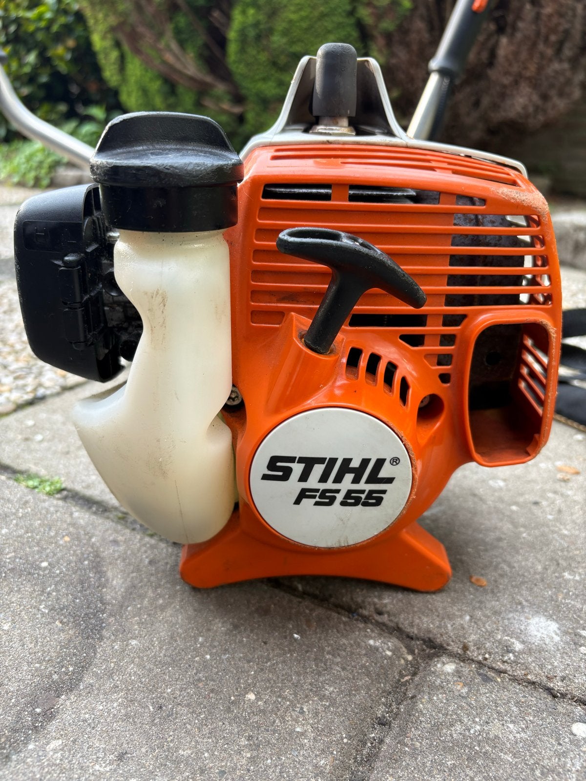 Stihl FS 55 Benzine Bosmaaier - Gebruikt, Ophalen of Verzenden, Gebruikt, 30 tot 50 cm, Benzine