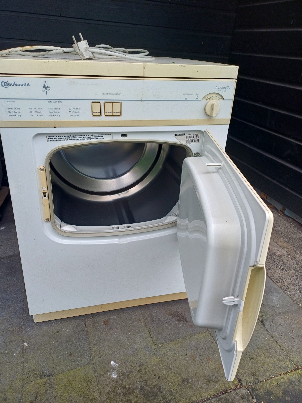 gratis: droger, Ophalen, Condens, 85 tot 90 cm