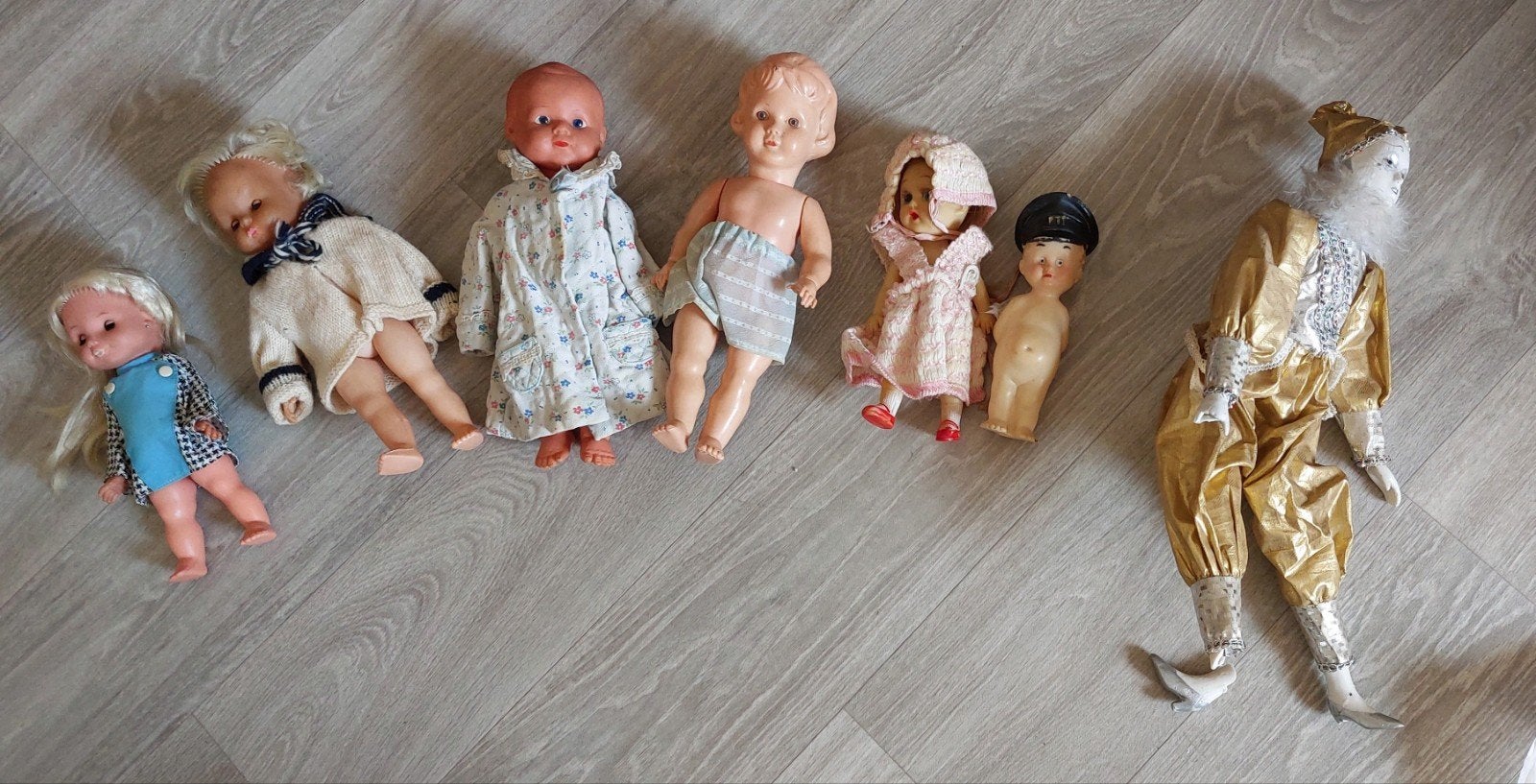 Vintage poppen, Ophalen of Verzenden, Gebruikt, Pop