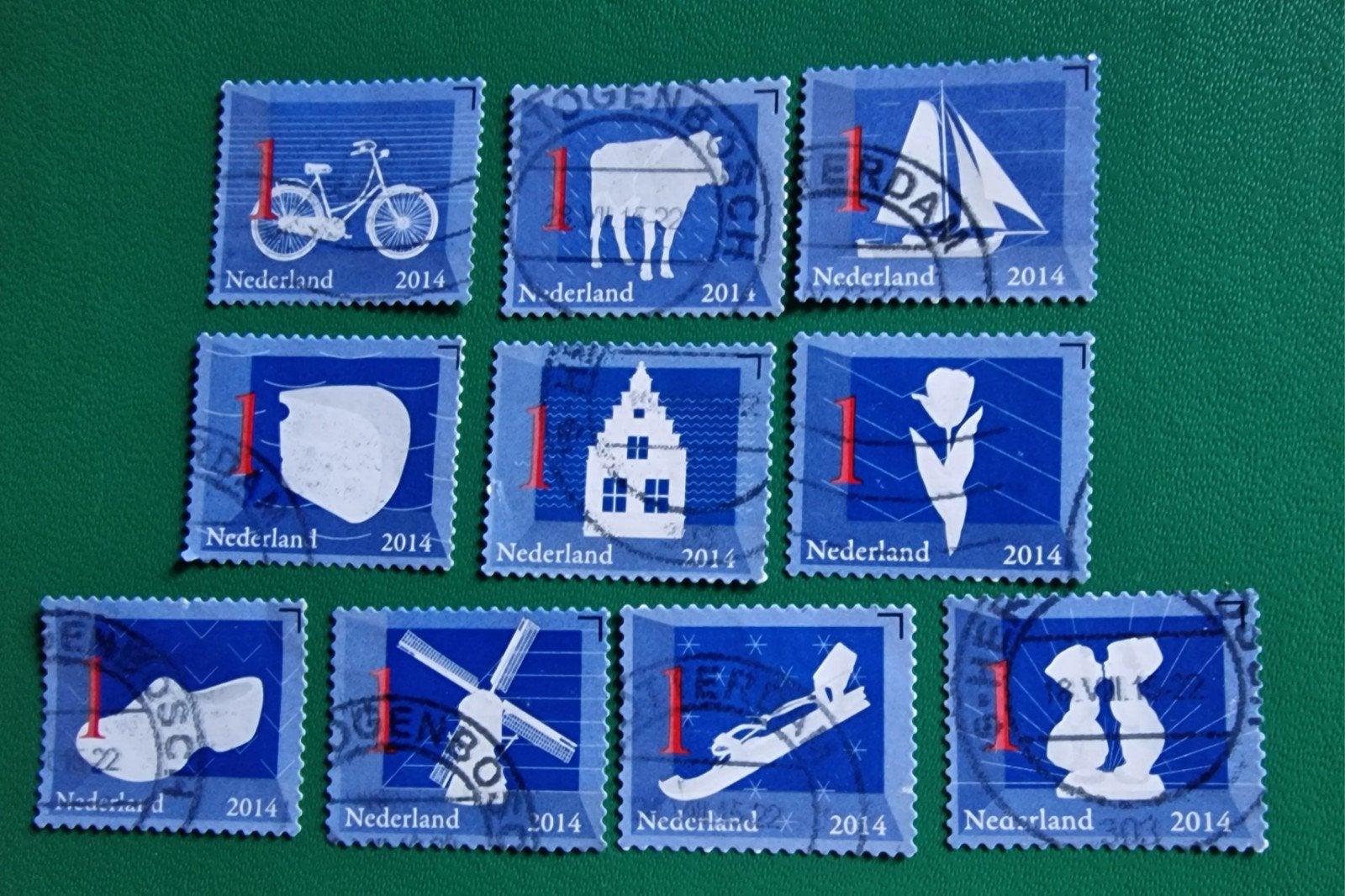 kv665 Nederland 2014 Postzegels - Typisch Nederlandse Iconen, Ophalen of Verzenden, Na 1940, Gestempeld