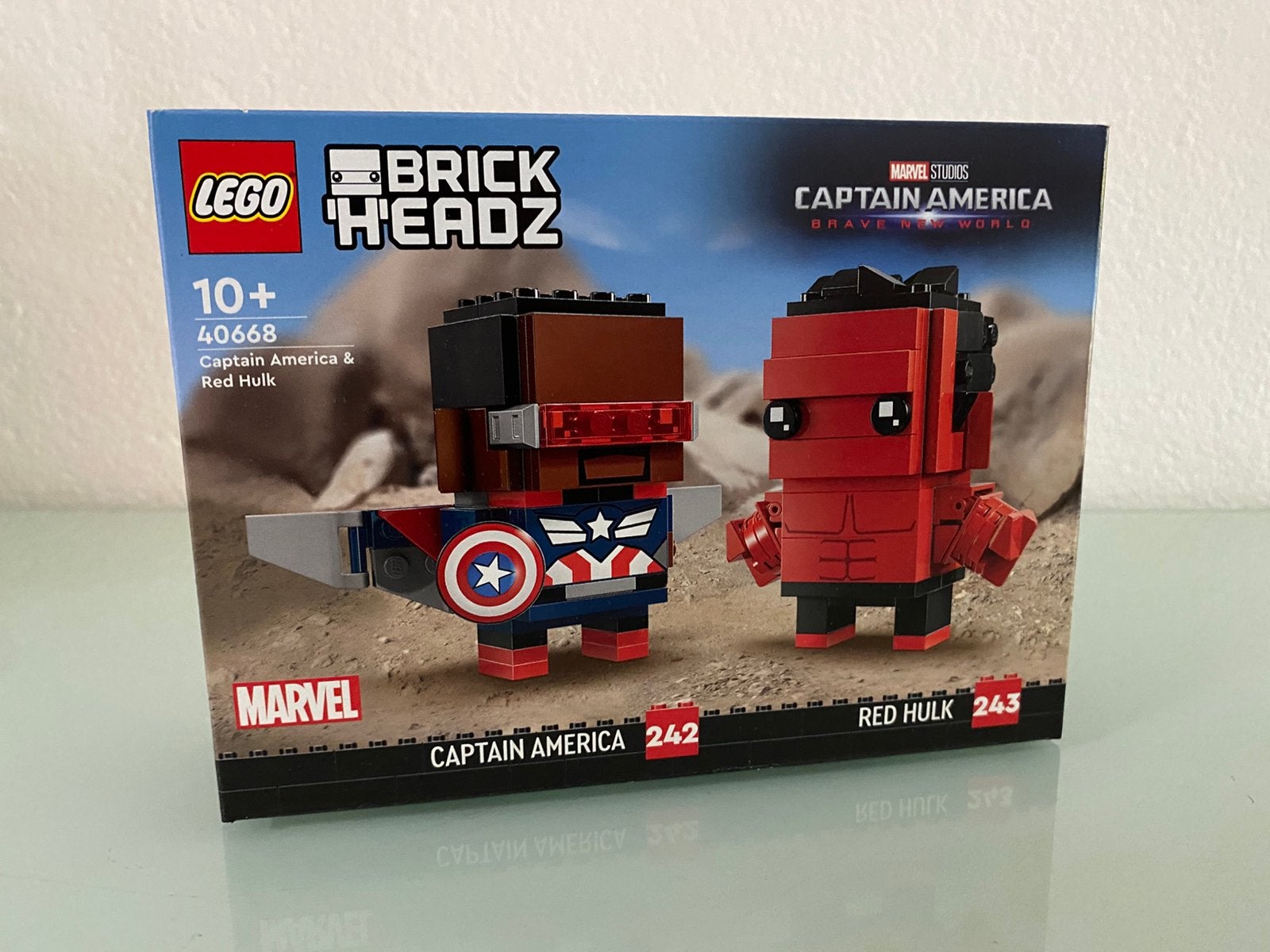 LEGO 40668 Captain America & Rode Hulk. NIEUW/SEALED!!! 🆕, BrickHeadz, Lego, Nieuw, Ophalen of Verzenden