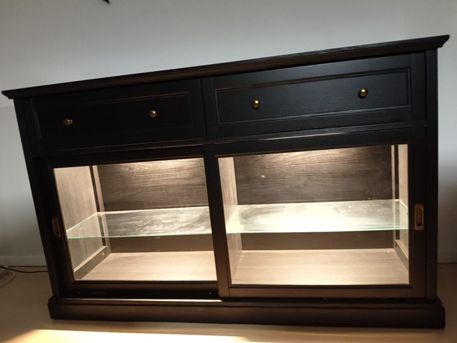 IKEA MALSJÖ Sideboard dressoir buffet, Huis en Inrichting, Kasten | Dressoirs, Zo goed als nieuw, 100 tot 150 cm, 25 tot 50 cm