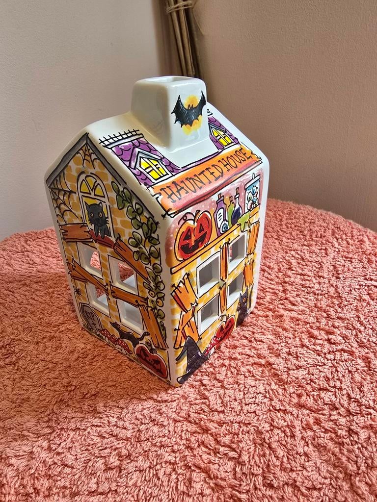 Blond Amsterdam Halloween Lichthuisje - Nieuw in doos, Huis en Inrichting, Meerkleurig, Overige stijlen, Nieuw, Ophalen of Verzenden
