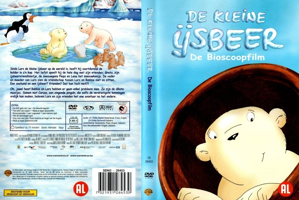 De kleine ijsbeer de bioscoopfilm, Alle leeftijden, Ophalen of Verzenden, Zo goed als nieuw