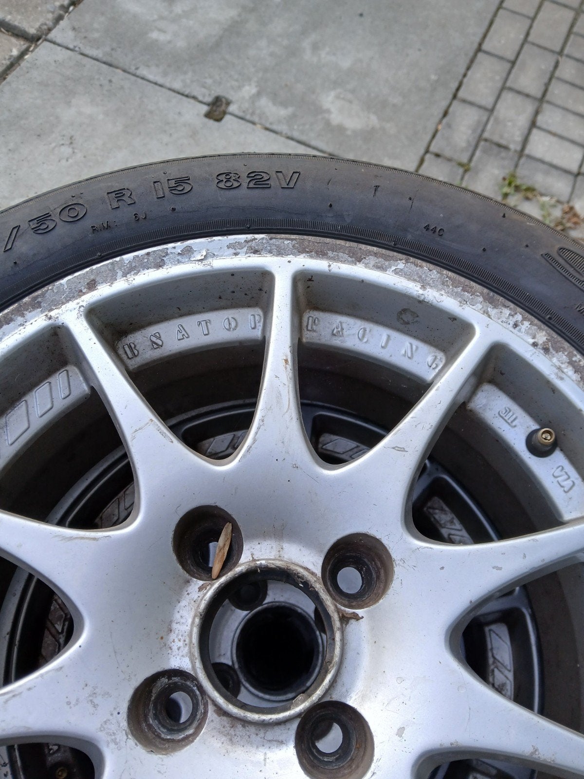 Gebruikte 15 inch velgen met zomerbanden 195/50 R15, Ophalen, USATOP RACING, Gebruikt, Onbekend