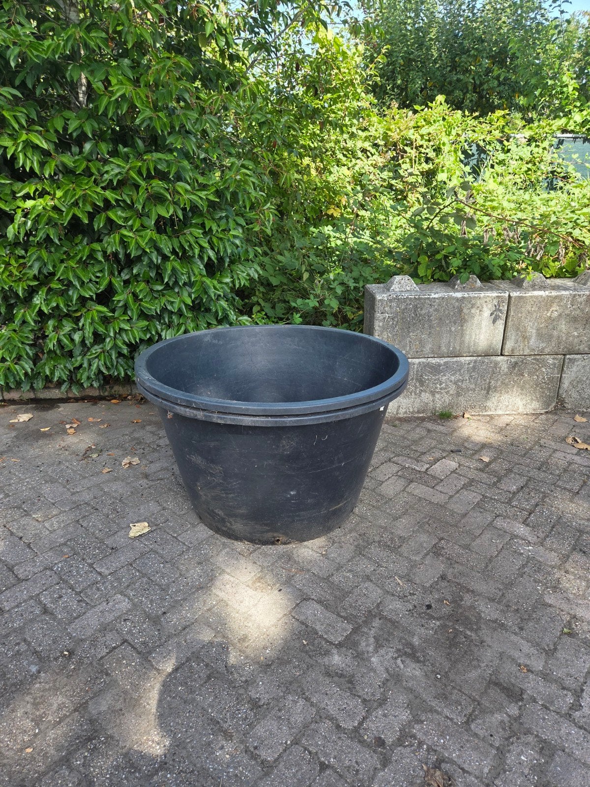 2 Grote Zwarte Boom Kuipen - Robuust en Gebruikt, Tuin en Terras, Ophalen, Kunststof, Gebruikt, 100 cm of meer