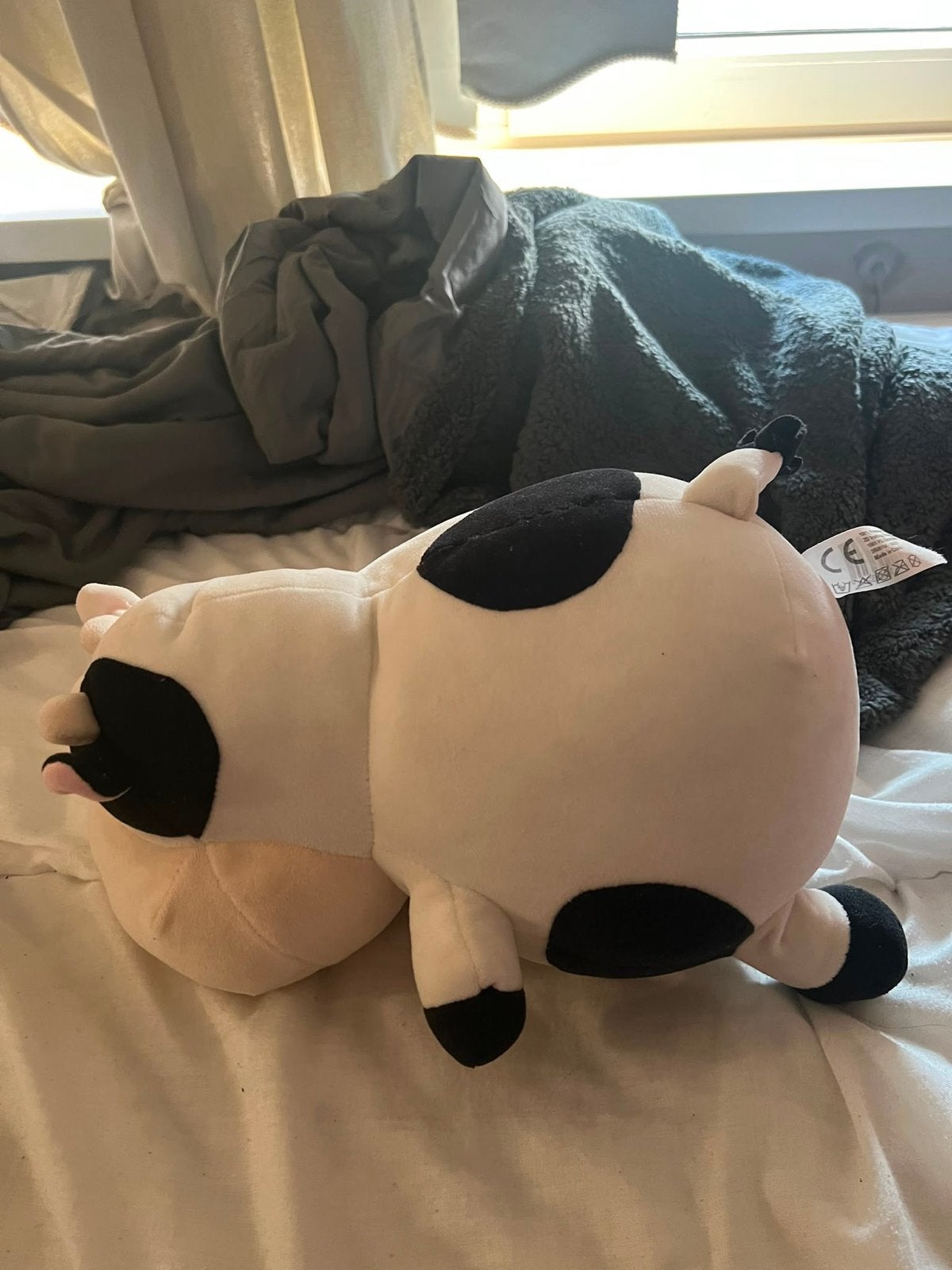 Squishmallow Koe Knuffel, Kinderen en Baby's, Speelgoed | Knuffels en Pluche, Overige karakters, Ophalen of Verzenden, Zo goed als nieuw