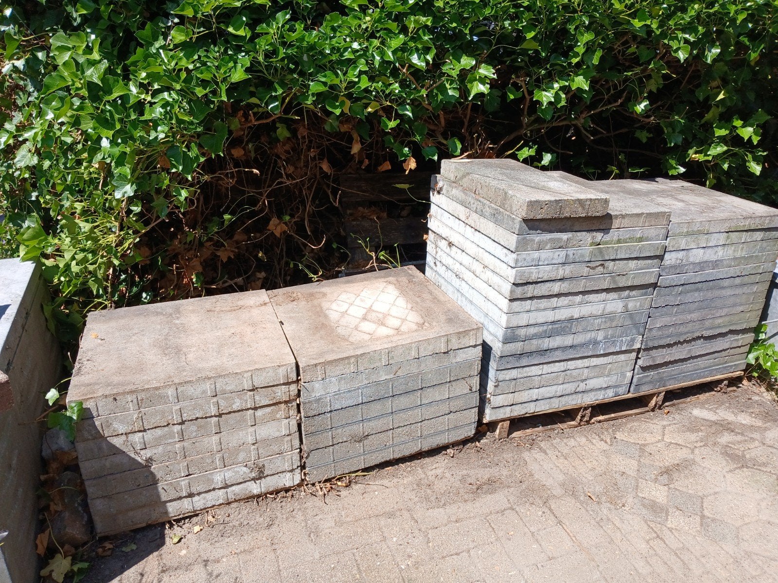 Tuintegels 60 x 60 cm., Ophalen, Beton, Terrastegels