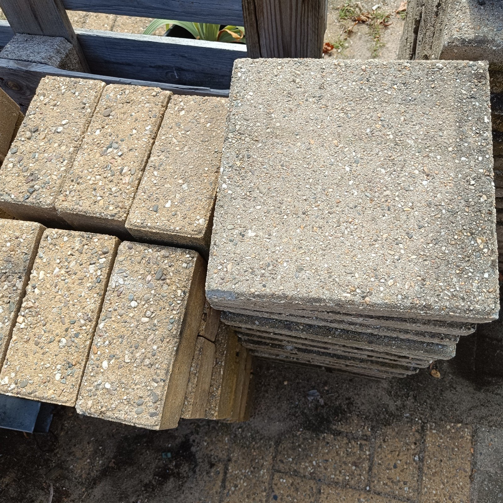 Gele klinkers GRATIS, Tuin en Terras, Ophalen, Gebruikt, Beton, Klinkers