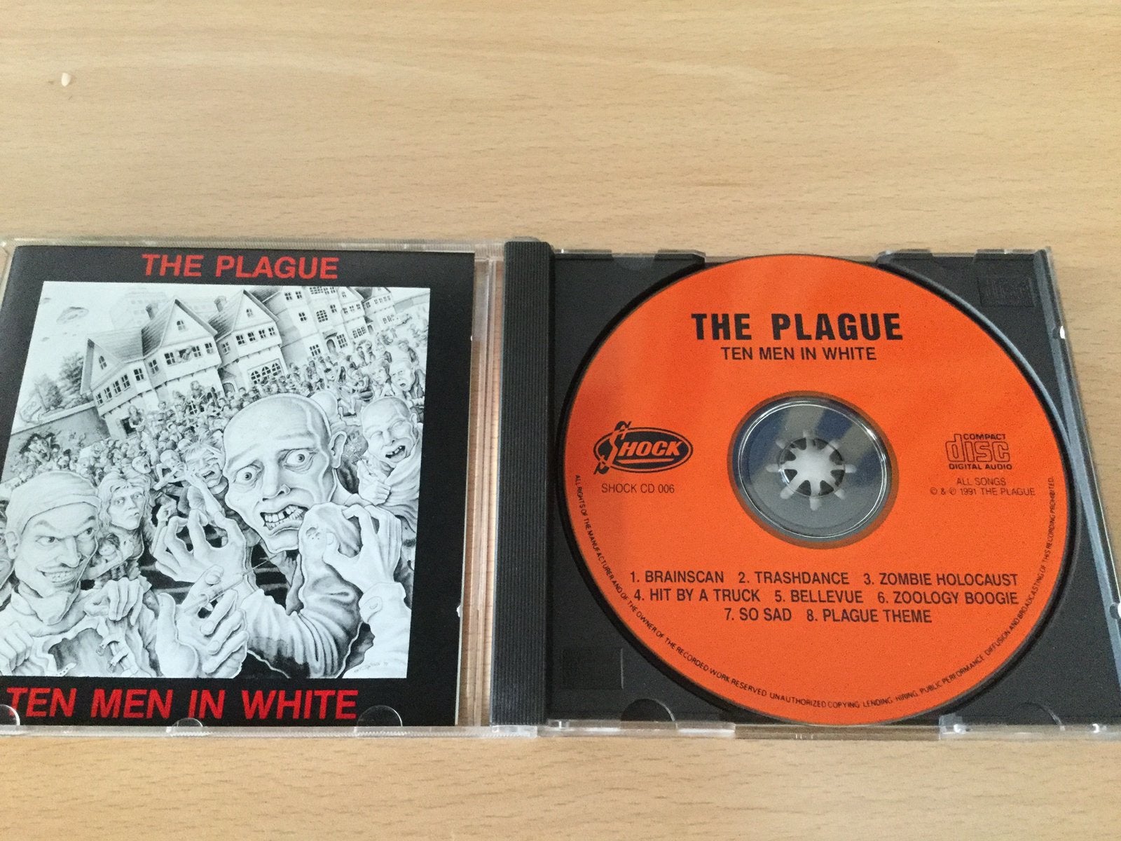 The Plague-Tin men in white. Zeldzame collector., Cd's en Dvd's, Ophalen of Verzenden, Zo goed als nieuw, Poprock