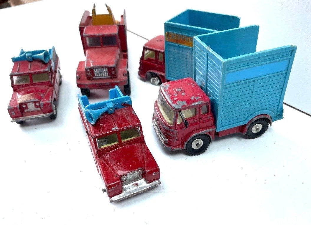 Corgi Toys Chipperfields Circus voertuigen (5 stuks), Ophalen of Verzenden, Gebruikt