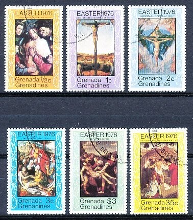 Grenada Grenadines 1976 M171-176 gest., Ophalen of Verzenden, Gestempeld, Midden-Amerika